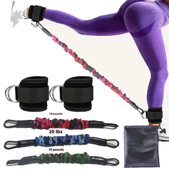 Ankle Strap Resistance Bands for Fitness