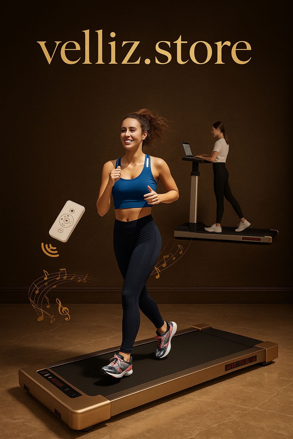 Portable Mini Treadmill - Under Desk Walking Pad for Home & Office