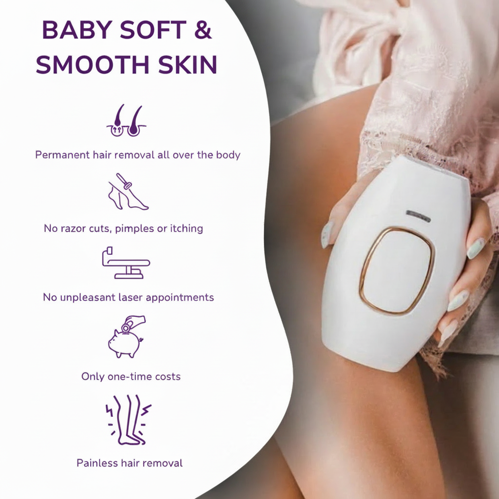 Baby Soft & Smooth Skin – Darker Purple