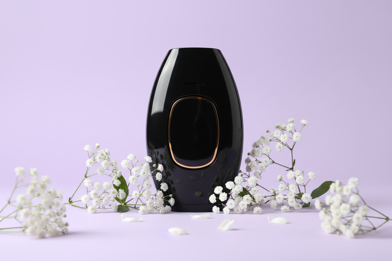 Black IPL with flowers