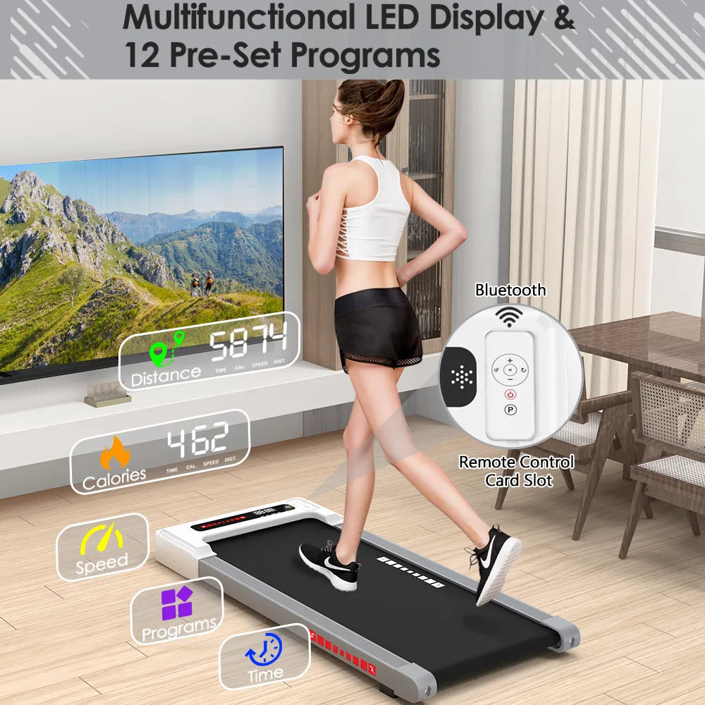 Portable Mini Treadmill - Under Desk Walking Pad for Home & Office