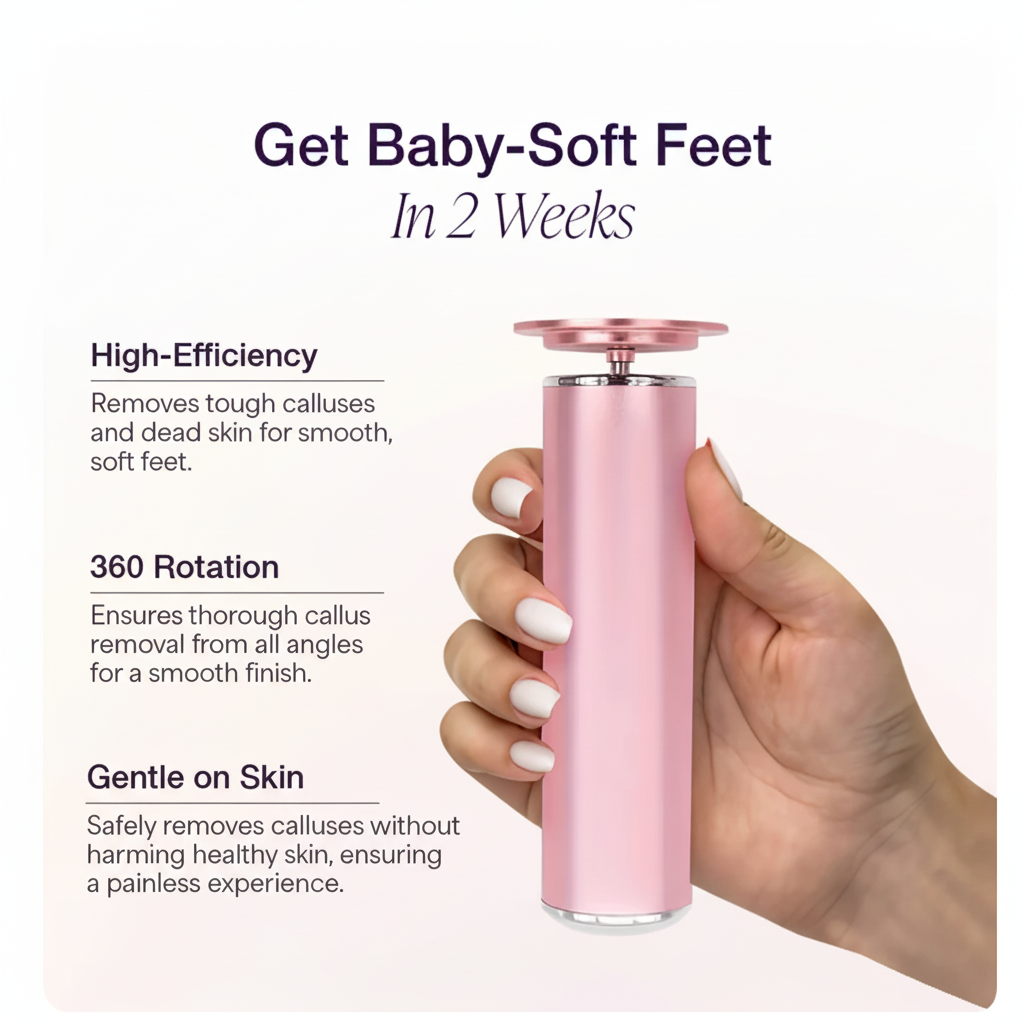 Get Baby-Soft Feet - White + Purple