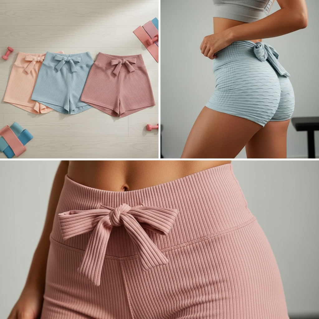 Peach, Powder Blue, Light Gray & Dusty Rose from multiple angles