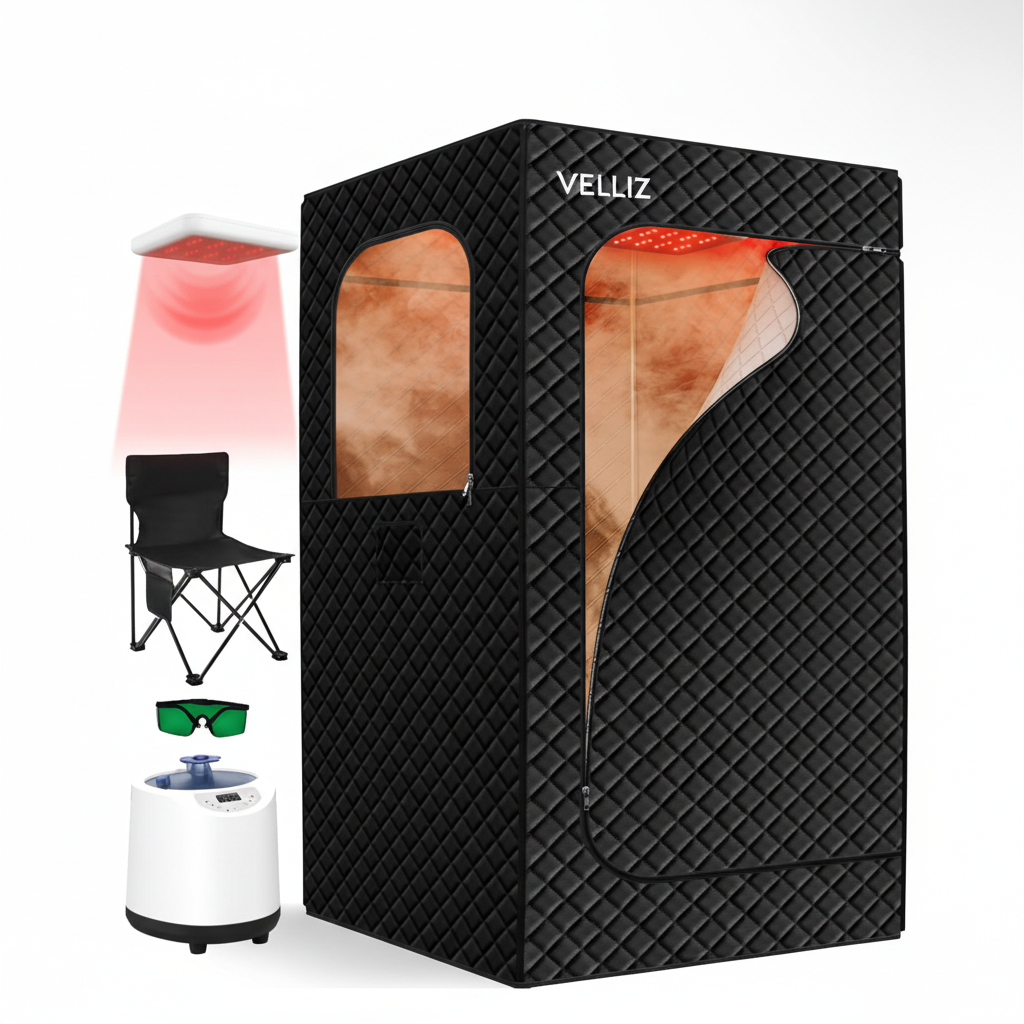 VELLIZ black sauna - minimalist style