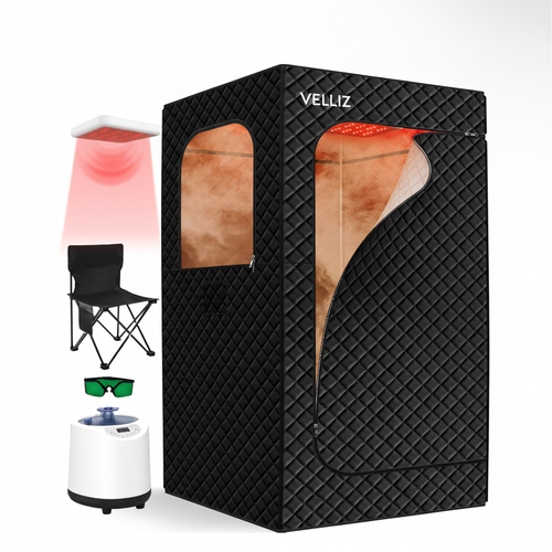 VELLIZ black sauna - minimalist style