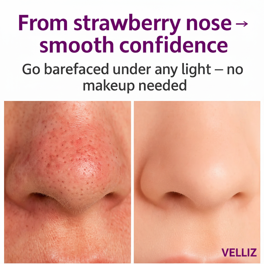 VELLIZ ClearPore™ Before After - Purple