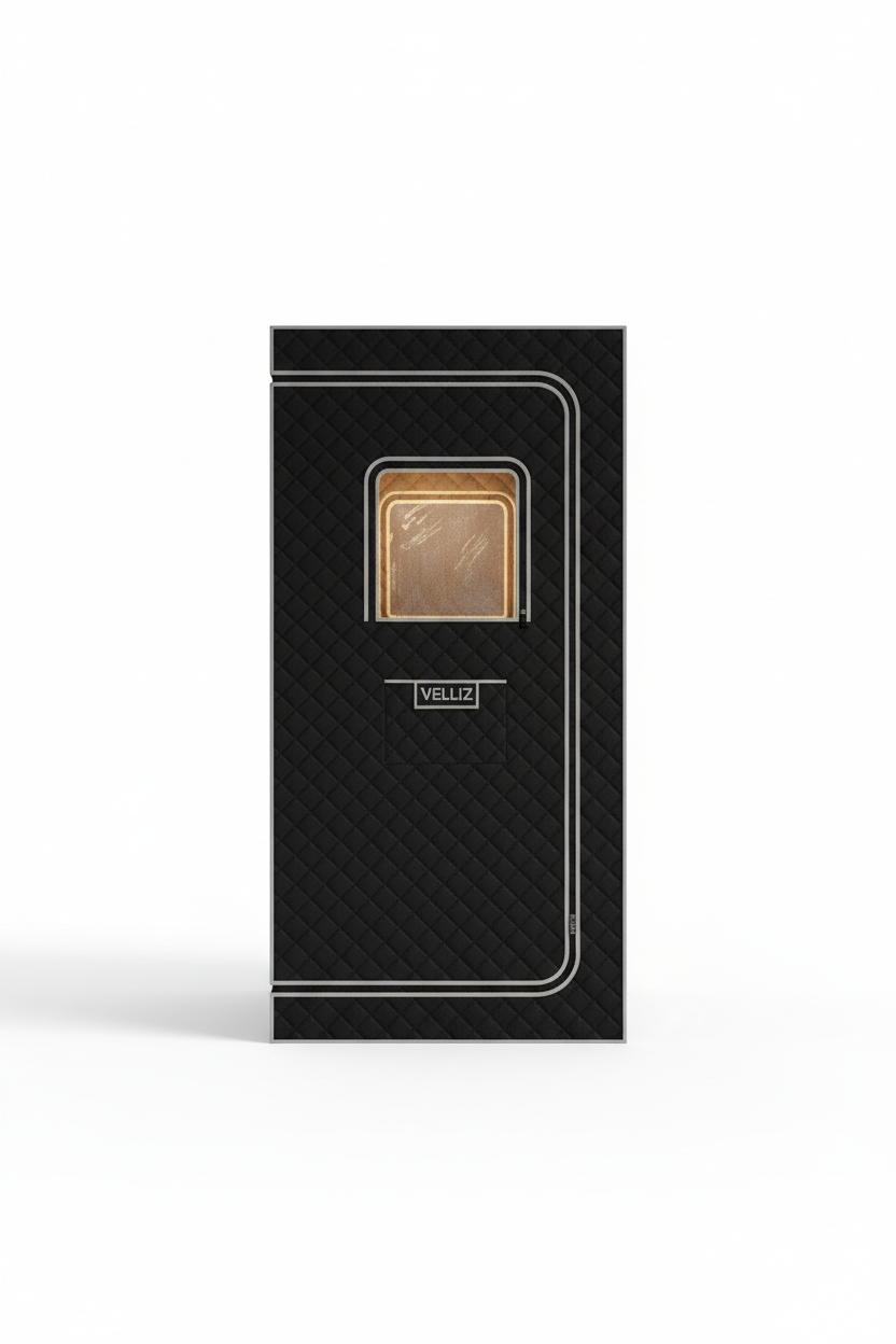 VELLIZ Sauna White Background